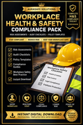 Workplace Health & Safety Compliance Pack – Risk Assessments, Audit Checklists & Policy Templates